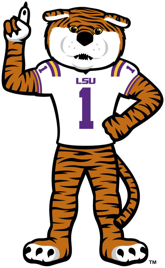 LSU Tigers 2013-Pres Mascot Logo v2 iron on transfers for clothing